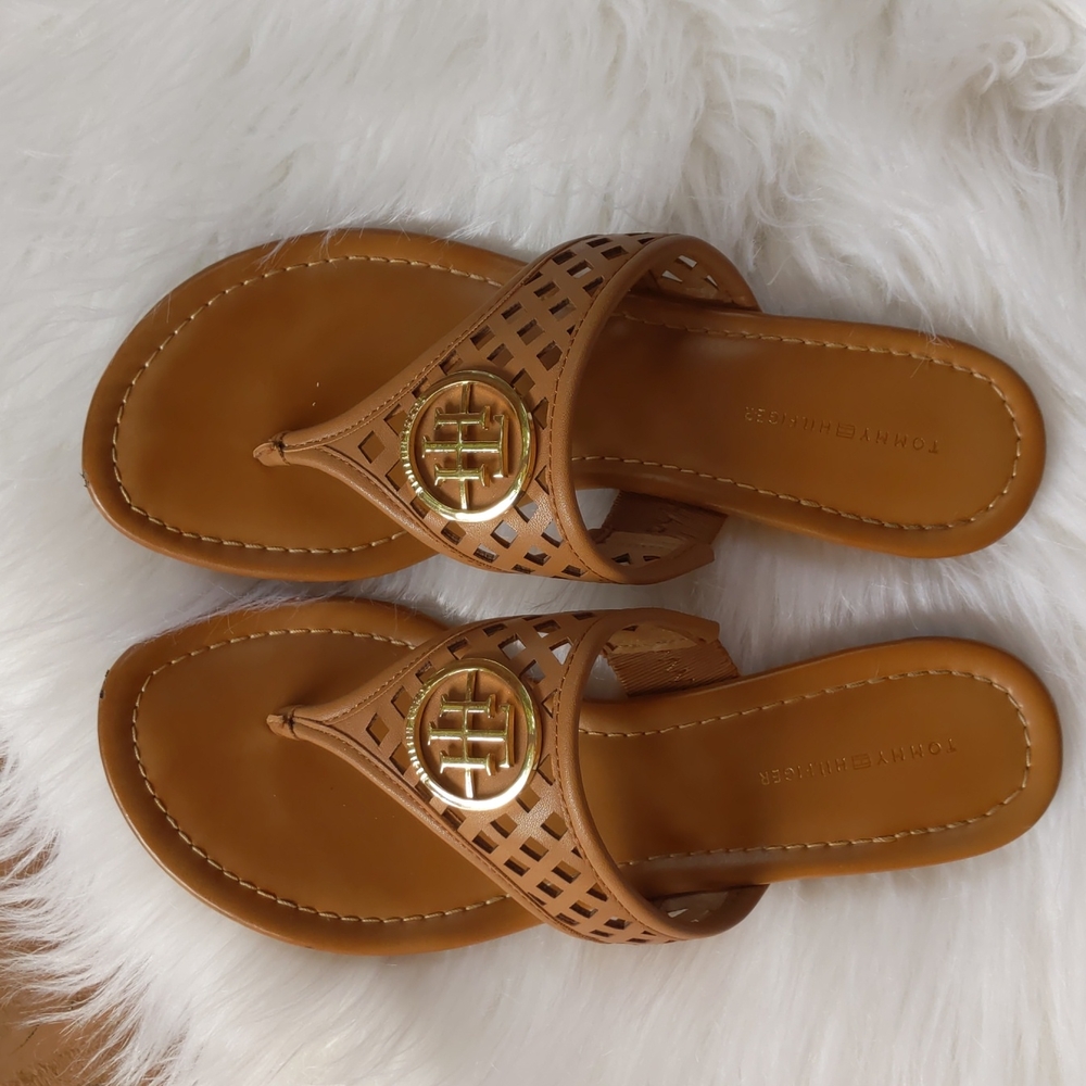 Tommy Hilfiger Tan Sandals